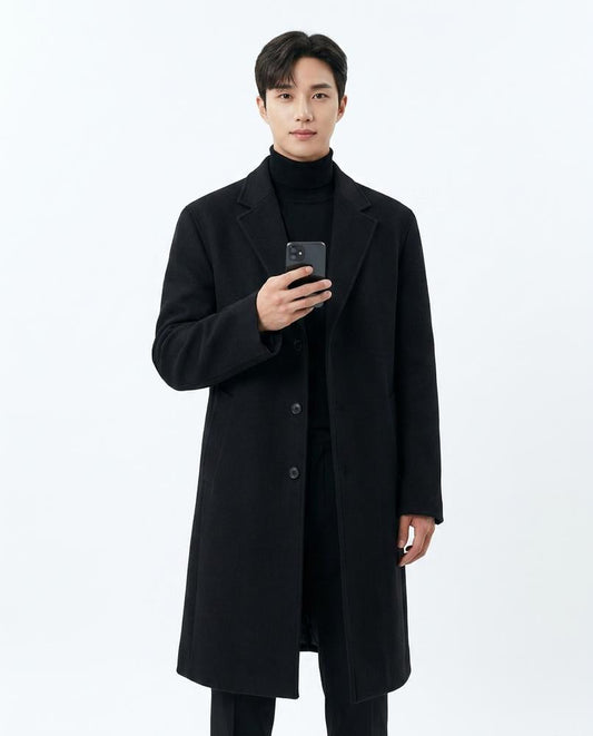 Nord Wear - Selur | Single-Breasted Notched-Lapel Coat Men