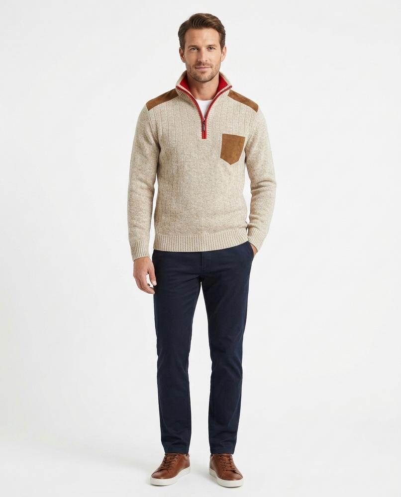 Nord Wear - Nirik | Quarter-Zip Structured Sweater Men