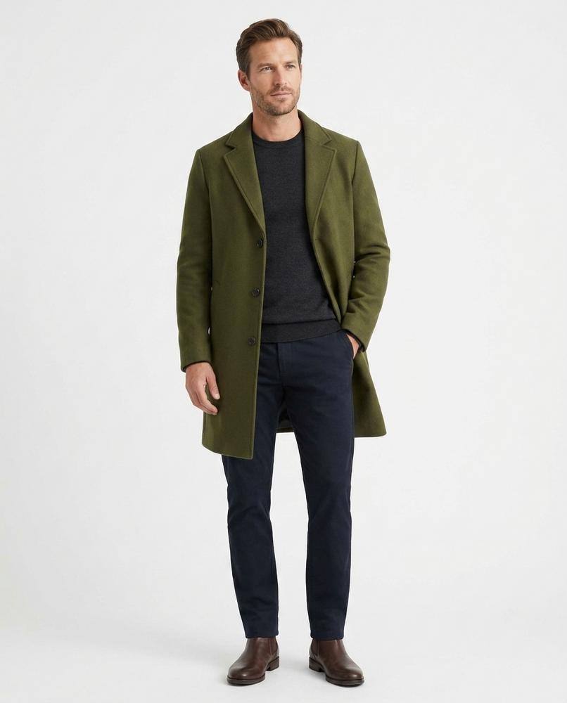 Nord Wear - Milun | Single-Breasted Lined Coat Men