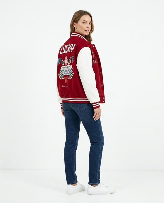 Nord Wear - Vunek | Embroidered Varsity-Style Jacket Women
