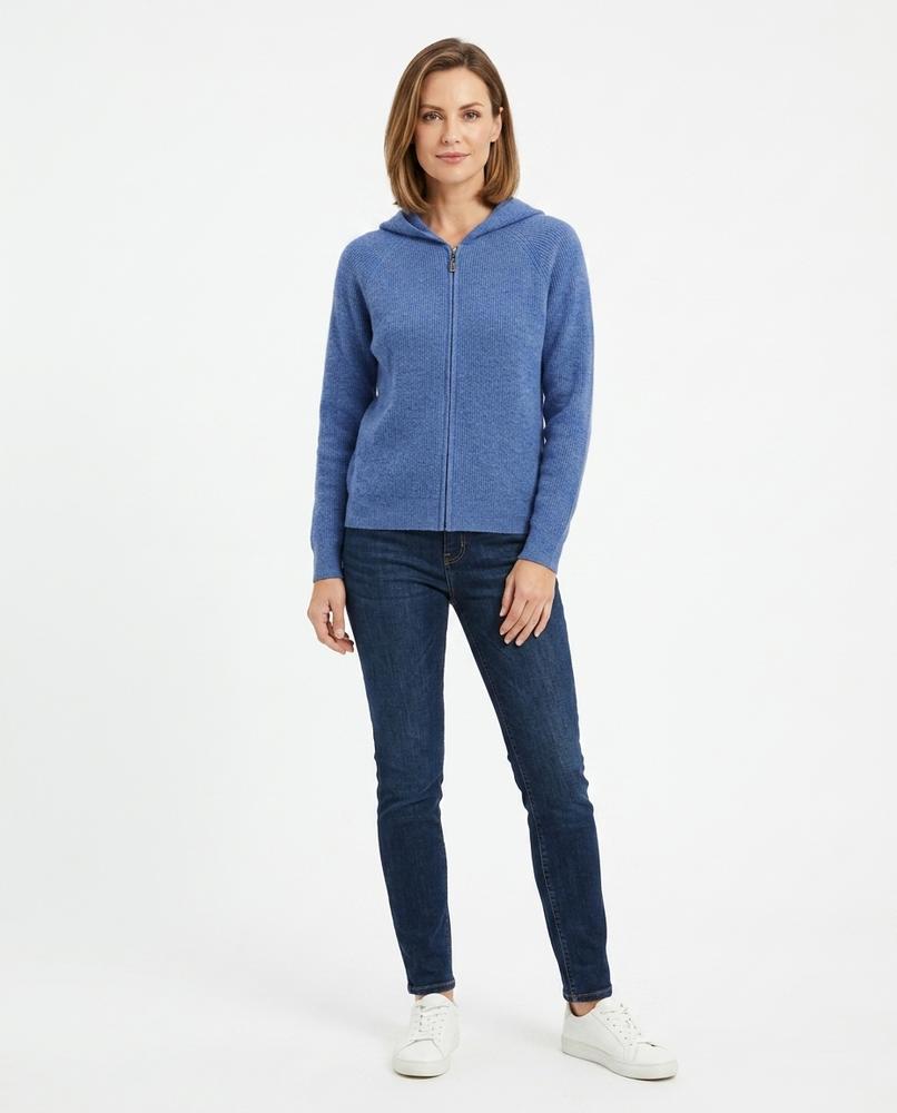 Nord Wear - Luvon | Zip-Up Cable-Knit Knit Cardigan Women