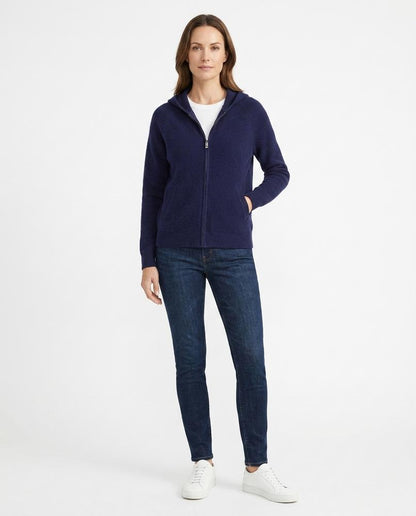 Nord Wear - Luvon | Zip-Up Cable-Knit Knit Cardigan Women