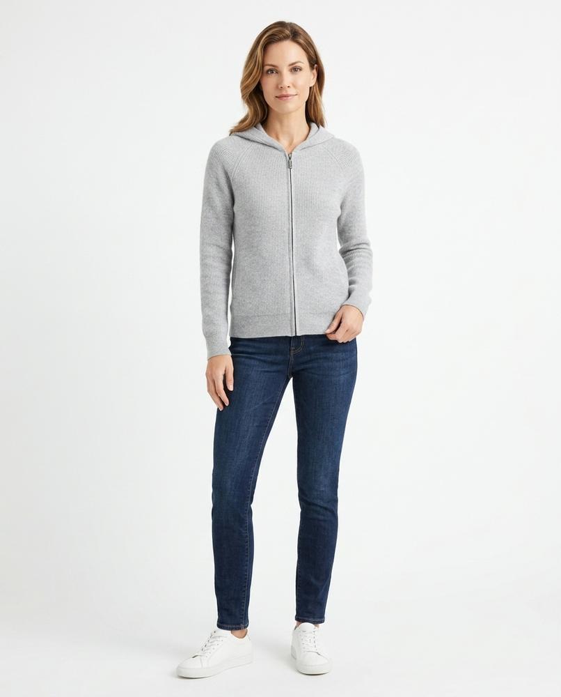 Nord Wear - Luvon | Zip-Up Cable-Knit Knit Cardigan Women