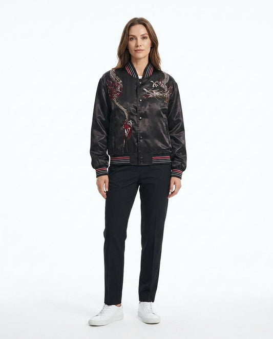 Nord Wear - Nanor | Embroidered Satin Jacket Women