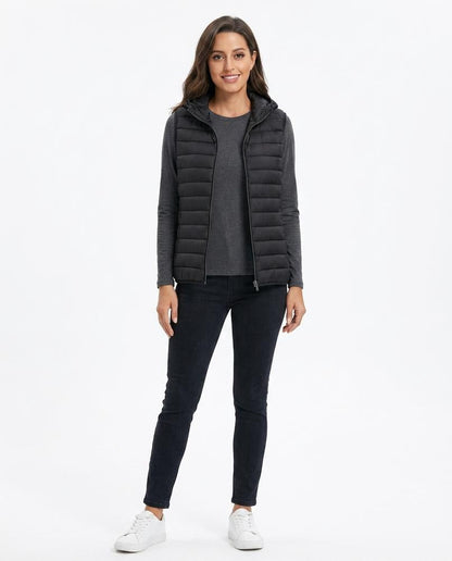 Nord Wear - Yunan | Quilted Hooded Vest Women