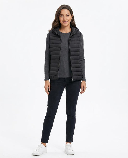Nord Wear - Yunan | Quilted Hooded Vest Women