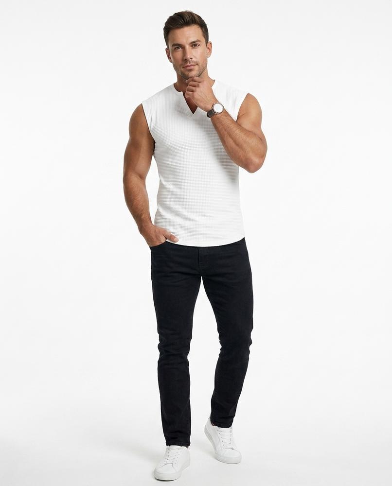 Nord Wear - Nefum | Waffle-Knit Sleeveless T-Shirt Men