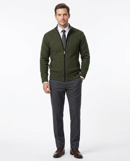 Nord Wear - Rivir | Zip-Up Textured Knit Cardigan Men