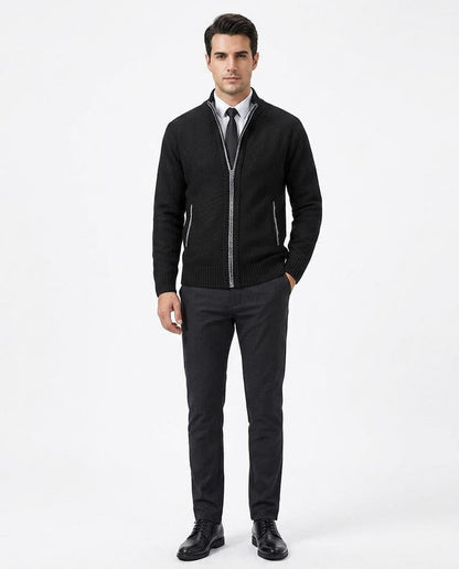 Nord Wear - Rivir | Zip-Up Textured Knit Cardigan Men