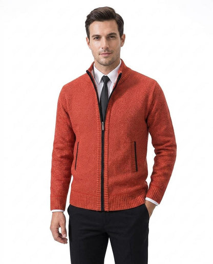 Nord Wear - Rivir | Zip-Up Textured Knit Cardigan Men