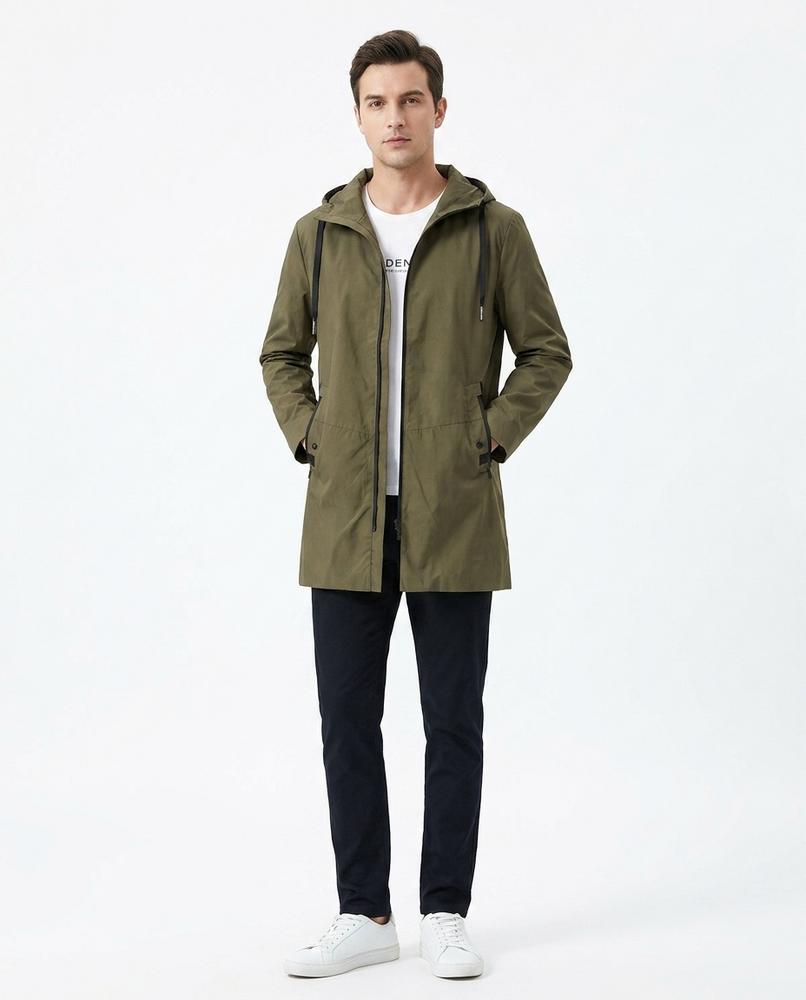 Nord Wear - Tivir | Hooded Mid-Length Coat Men