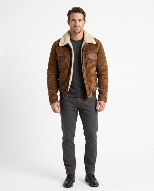 Nord Wear - Tokom | Shearling-Collar Fleece-Lined Jacket Men