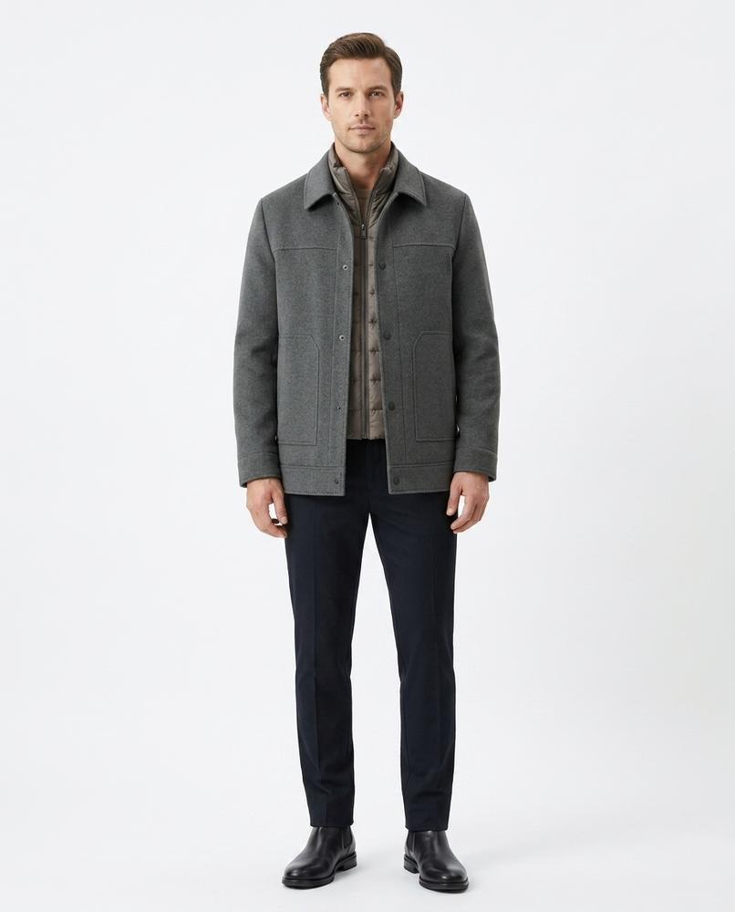Nord Wear - Eumet | Wool Collared Jacket Men