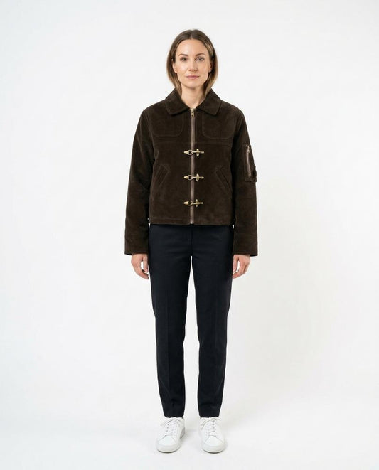 Nord Wear - Cuwus | Suede-Effect Toggle-Clasp Jacket Women