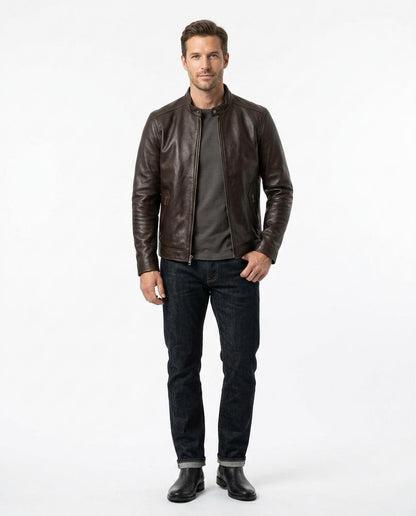 Nord Wear - Zobar | Quilted-Lined Mid-Length Leather Jacket Women
