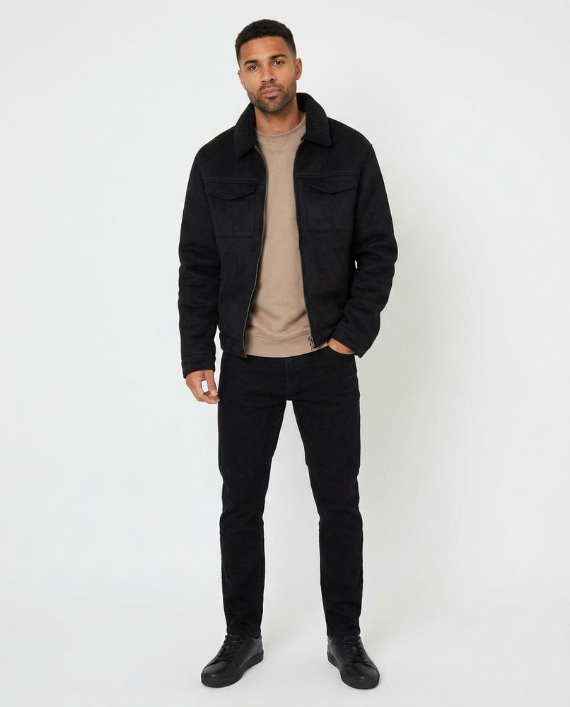 Nord Wear - Eolav | Faux-Suede Sherpa-Collar Jacket Men
