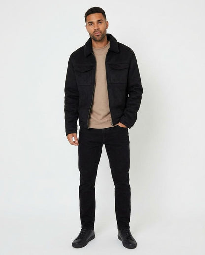 Nord Wear - Eolav | Faux-Suede Sherpa-Collar Jacket Men
