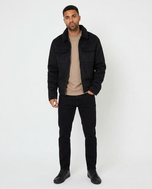 Nord Wear - Eolav | Faux-Suede Sherpa-Collar Jacket Men