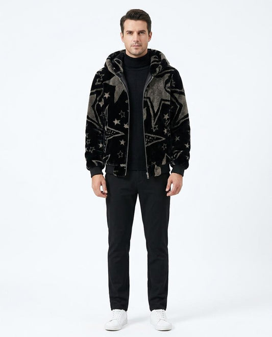 Nord Wear - Duhid | Plush Star-Print Jacket Men
