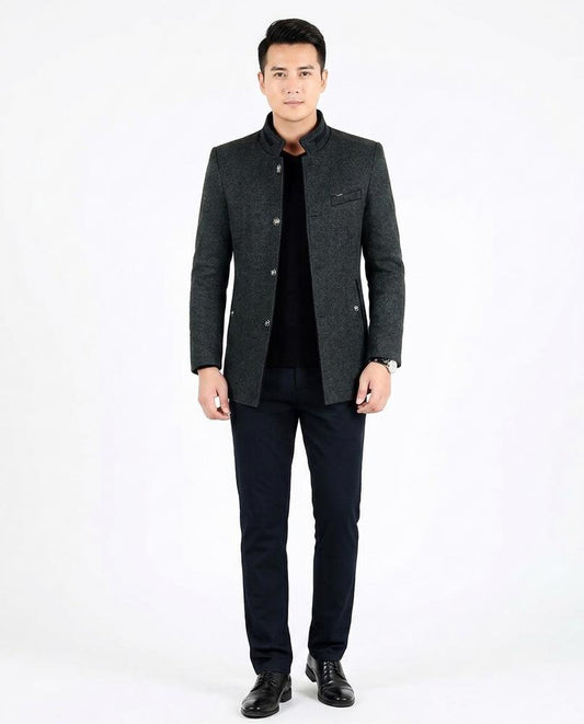 Nord Wear - Mafad | Stand-Collar Slim-Fit Coat Men