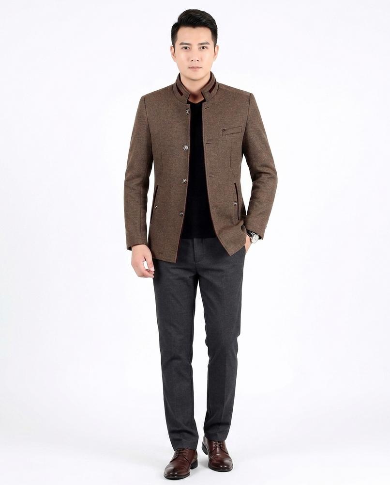 Nord Wear - Mafad | Stand-Collar Slim-Fit Coat Men