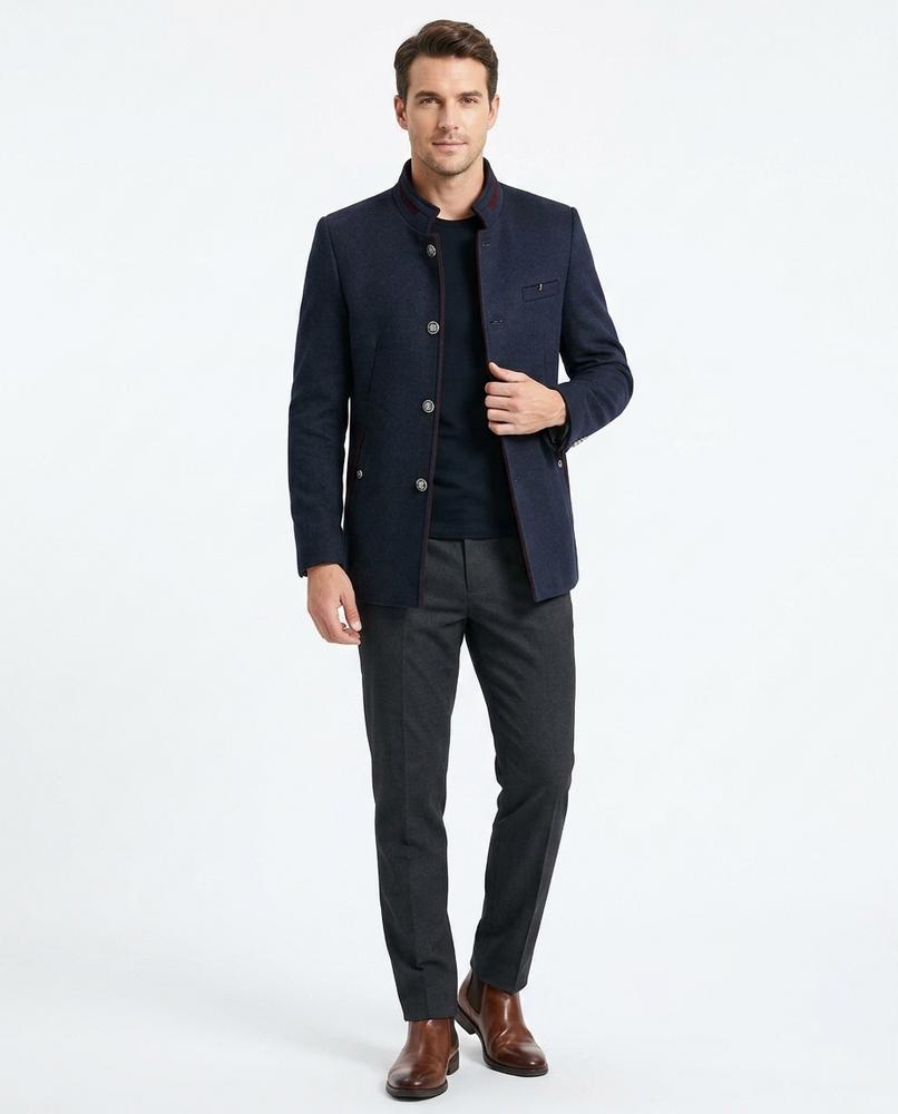 Nord Wear - Mafad | Stand-Collar Slim-Fit Coat Men