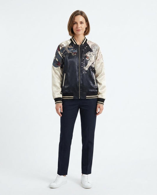 Nord Wear - Aivik | Embroidered Satin Jacket Women