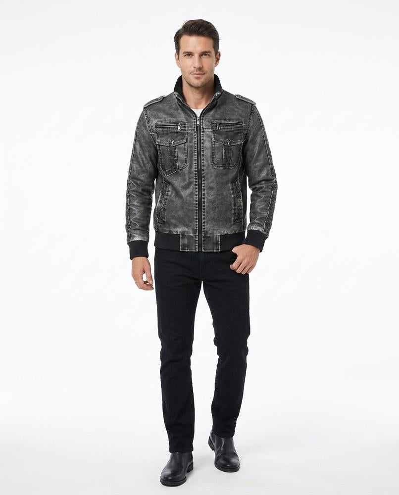Nord Wear - Calok | Washed-Look Zip-Up Jacket Men