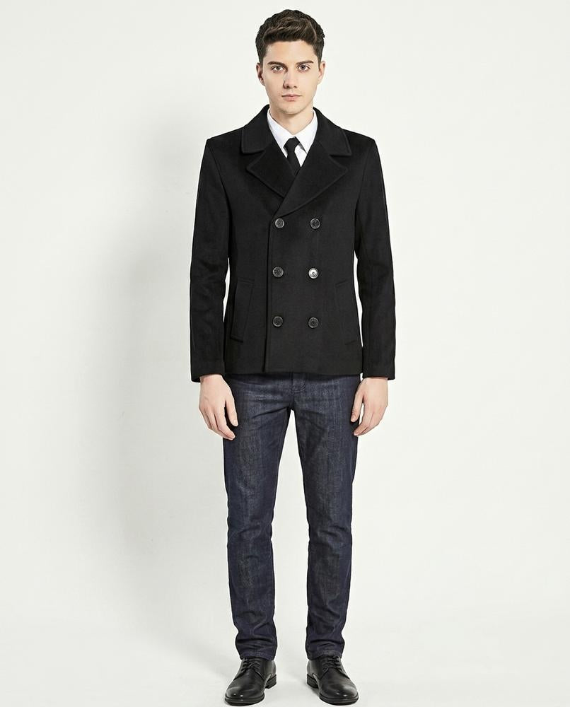 Nord Wear - Auguk | Double-Breasted Slim-Fit Coat Men