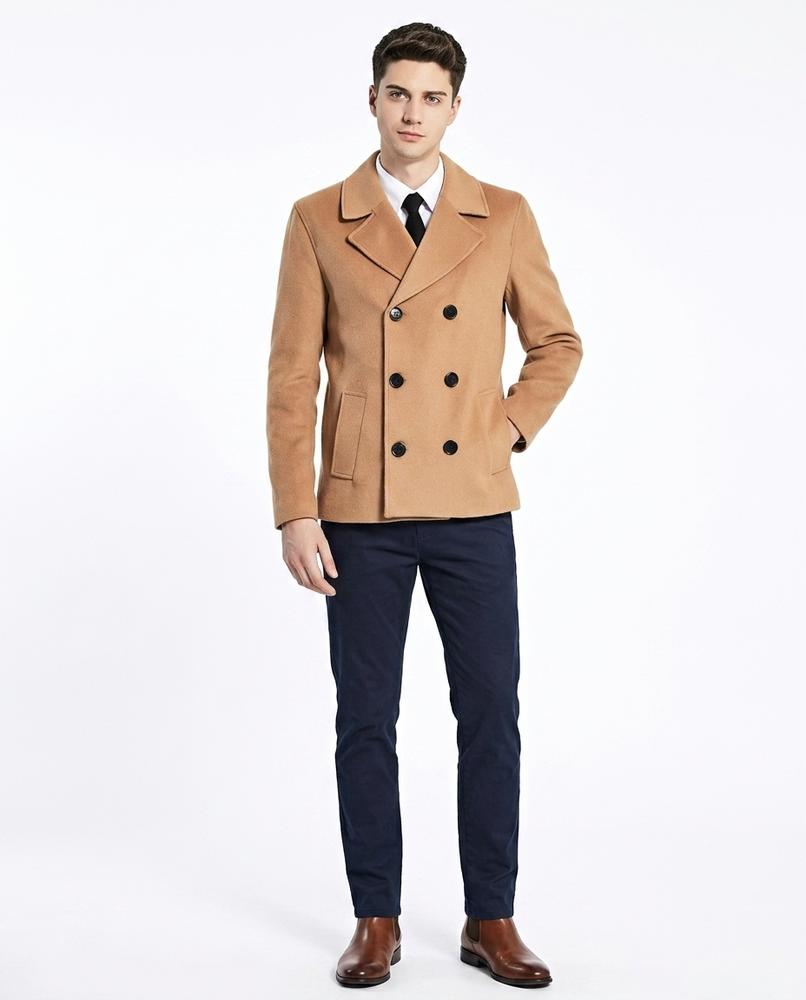 Nord Wear - Auguk | Double-Breasted Slim-Fit Coat Men
