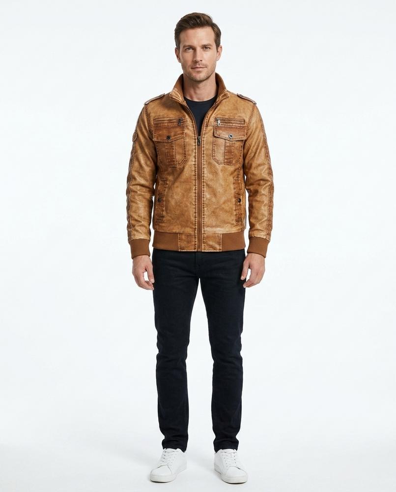 Nord Wear - Calok | Washed-Look Zip-Up Jacket Men