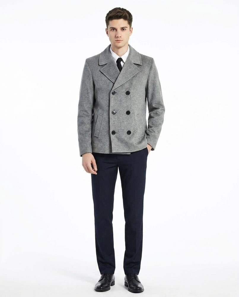 Nord Wear - Auguk | Double-Breasted Slim-Fit Coat Men
