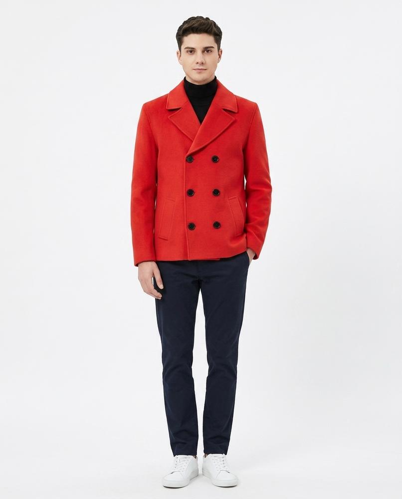 Nord Wear - Auguk | Double-Breasted Slim-Fit Coat Men