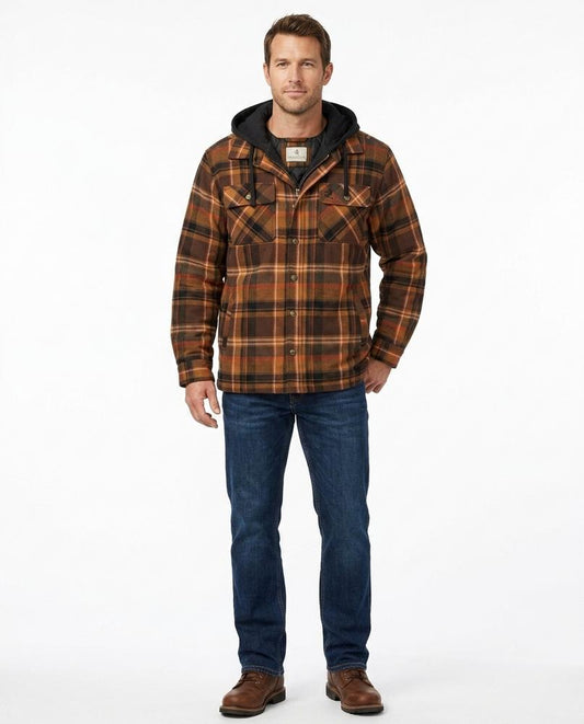 Nord Wear - Suzik | Plaid Hooded Jacket Men