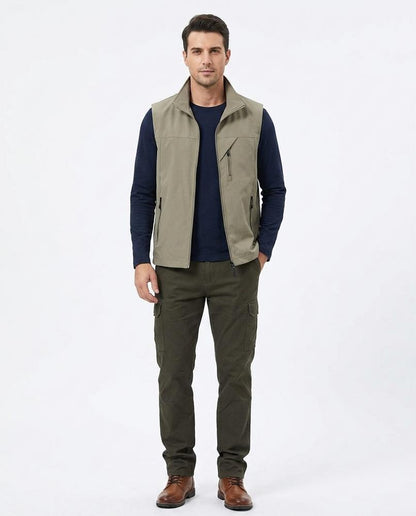 Nord Wear - Zehul | Zip-Up Stand-Collar Vest Men