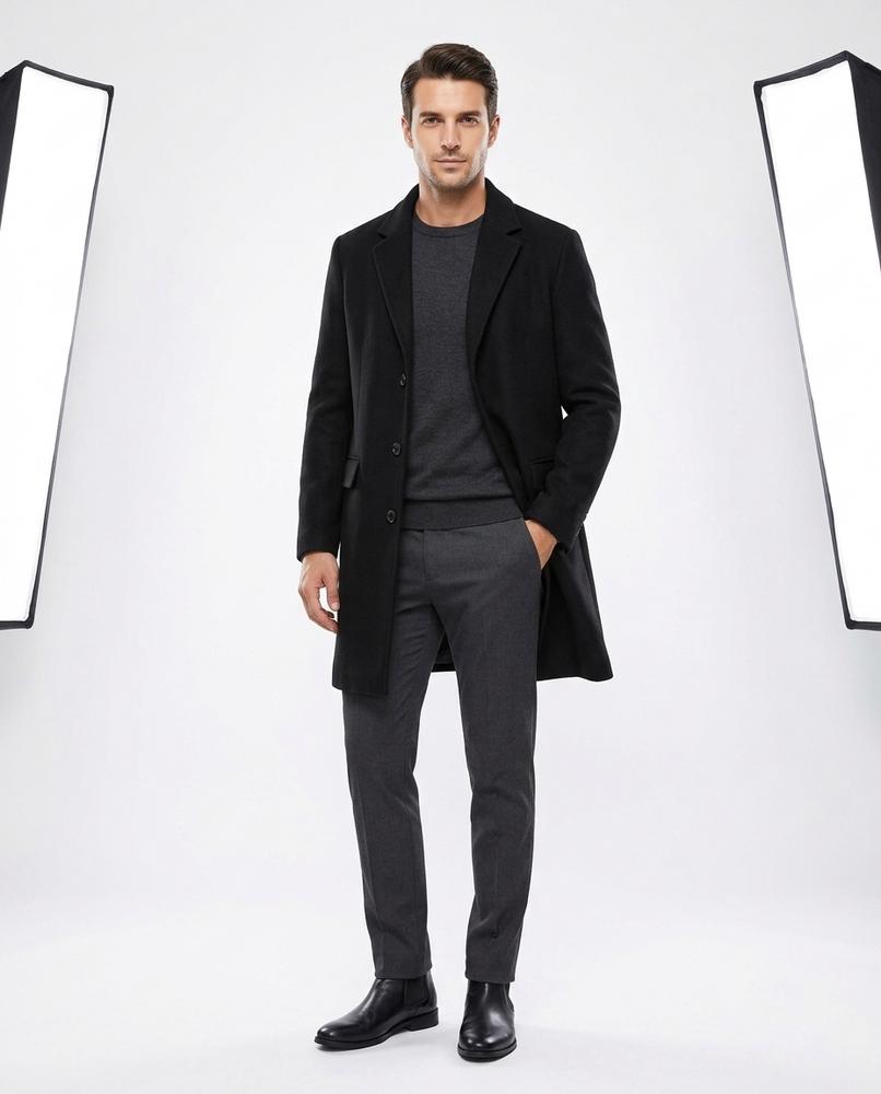 Nord Wear - Rodir | Single-Breasted Wool-Blend Coat Men