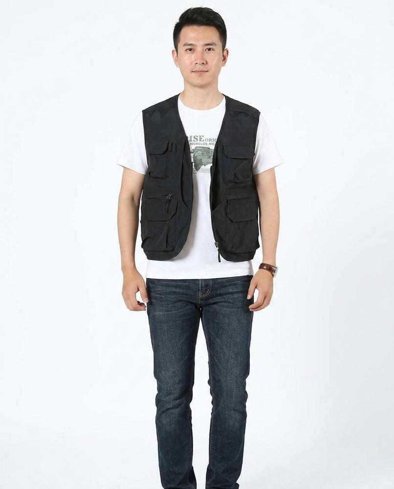 Nord Wear - Kifim | Multi-Pocket Zip-Up Vest Men