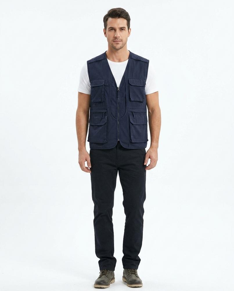 Nord Wear - Kifim | Multi-Pocket Zip-Up Vest Men