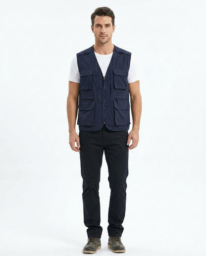 Nord Wear - Kifim | Multi-Pocket Zip-Up Vest Men