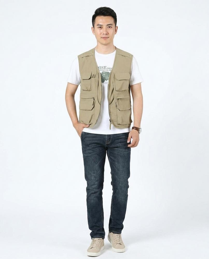 Nord Wear - Kifim | Multi-Pocket Zip-Up Vest Men