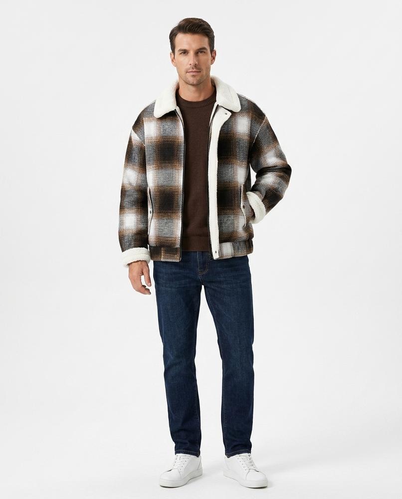 Nord Wear - Nuhad | Plaid Sherpa-Lined Jacket Women