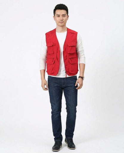 Nord Wear - Kifim | Multi-Pocket Zip-Up Vest Men