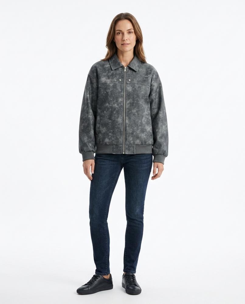 Nord Wear - Vunod | Faux Leather Zip-Up Jacket Women