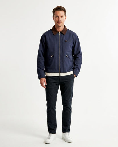 Nord Wear - Varok | Zip-Up Contrast-Collar Jacket Men