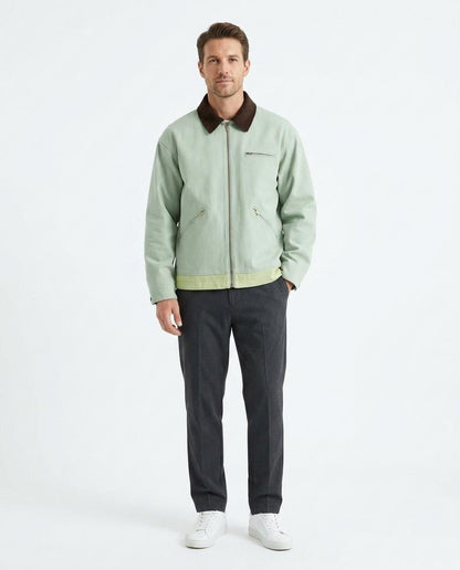 Nord Wear - Varok | Zip-Up Contrast-Collar Jacket Men
