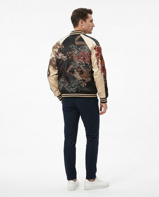Nord Wear - Canid | Embroidered Two-Tone Jacket Men