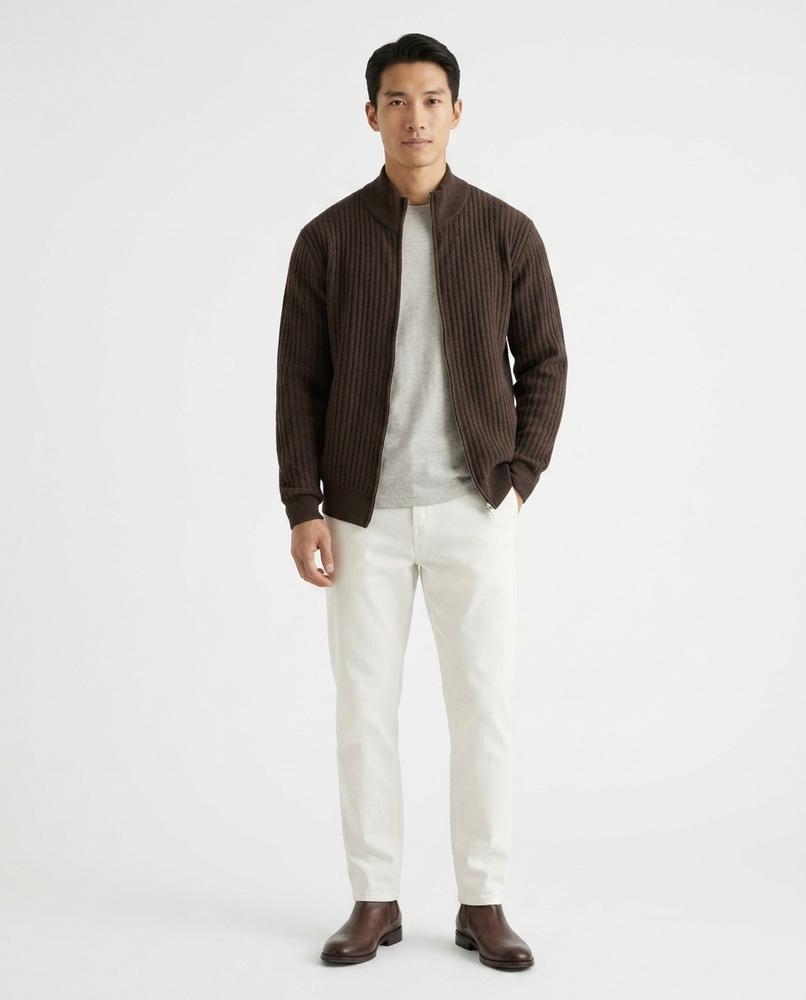 Nord Wear - Aetus | Ribbed Zip-Up Knit Cardigan Men