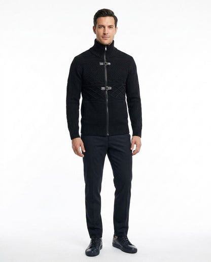 Nord Wear - Aosot | Structured High-Collar Knit Cardigan Men
