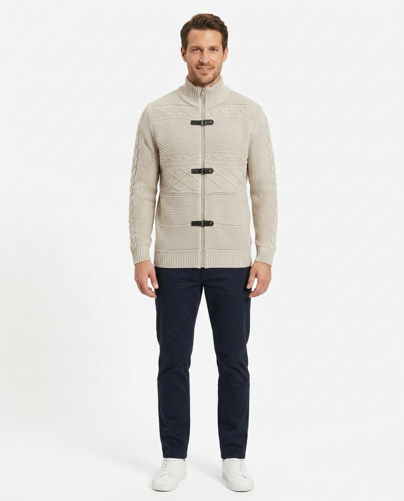 Nord Wear - Aosot | Structured High-Collar Knit Cardigan Men