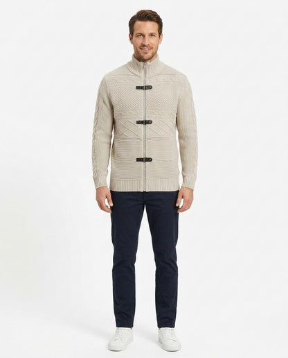 Nord Wear - Aosot | Structured High-Collar Knit Cardigan Men